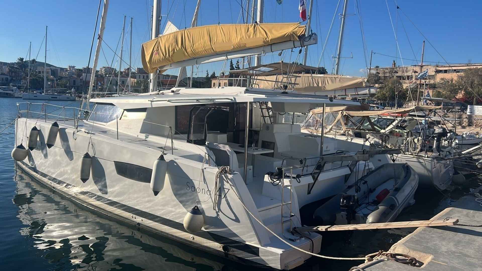 Fountaine Pajot Fountaine Pajot Saona 47 for sale 2020 catamaran for sale in Olympic Marine