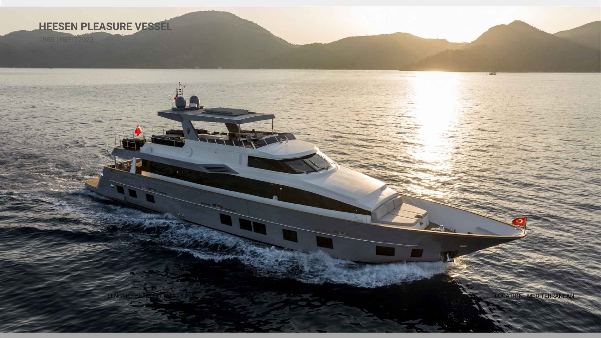 Heesen Pleasure Vessel for sale 1985
